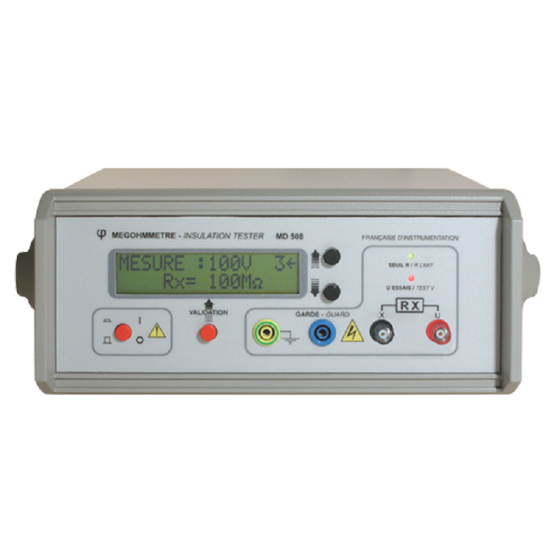 MD508 | Mégohmmètre numérique de table 10 TΩ, tension d'essai jusqu'à 500 V_0