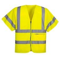 Portwest C372 Gilet zippé à demi-manches Jaune - Taille XL - Lot de 4_0