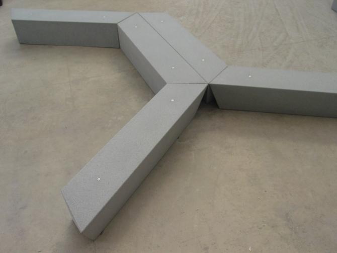 Banc en béton Béta modulaire pour espaces publics et jardins_0