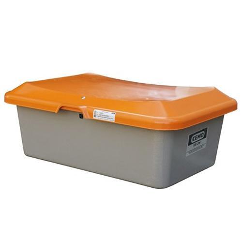 Bac à sel PFV PLUS3 100 litres - Pour sable, sel, granulats, absorbant - CEMO - 10564_0