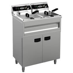 Friteuse professionnelle électrique - 18L - Double bac - Combisteel - 3667335001521_0