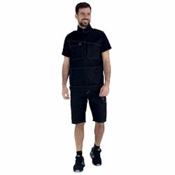 Lafont - Bermuda de travail coton majoritaire IOLITE Noir Taille 3XL - XXXL noir 3609705767446_0