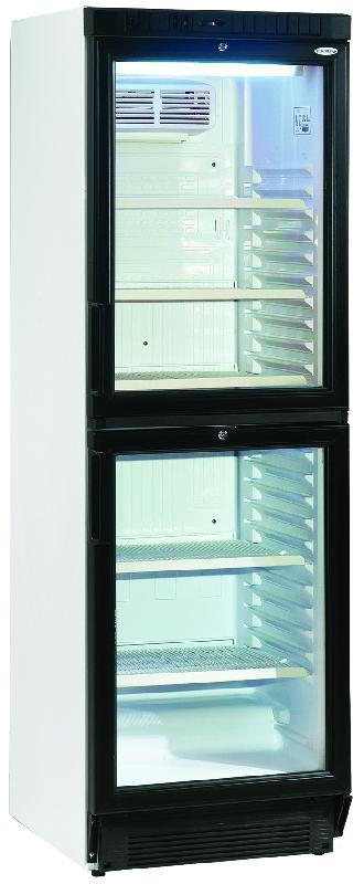 LE SHOPPING DU CHEF - armoire vitrine réfrigérée avec 2 portillons - froid positif (+2° +10°c)_0