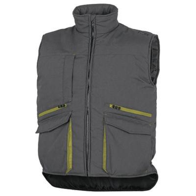 Gilet multipoches gris/vert Delta Plus, taille M_0