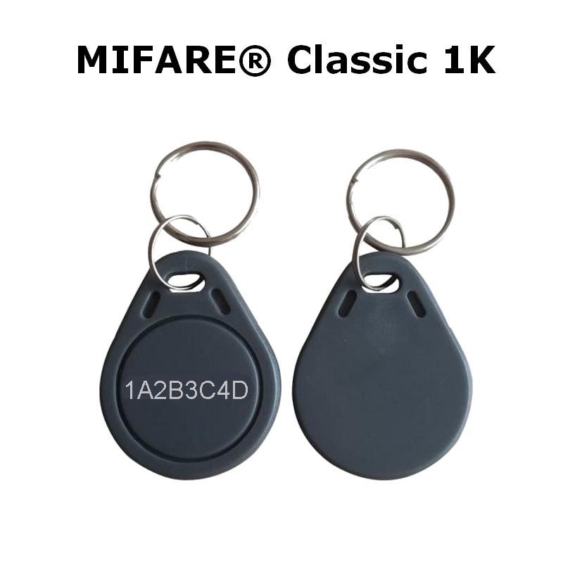 Porte-clefs MIFARE® Classic 1K avec SN gravé en hexadécimal_0