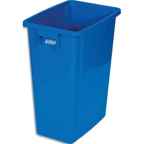 Probbax collecteur à déchets bleu, capacité de 60l._0
