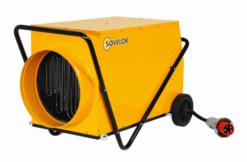 Chauffage gainable mobile air pulsé électrique - SOVELOR-DANTHERM - C30G_0