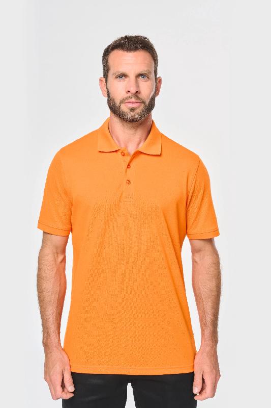 Polo manches courtes homme - Réf: WK274 - 65% polyester / 35% coton - antibactérien et antiboulochage - Lavable à 60°C_0