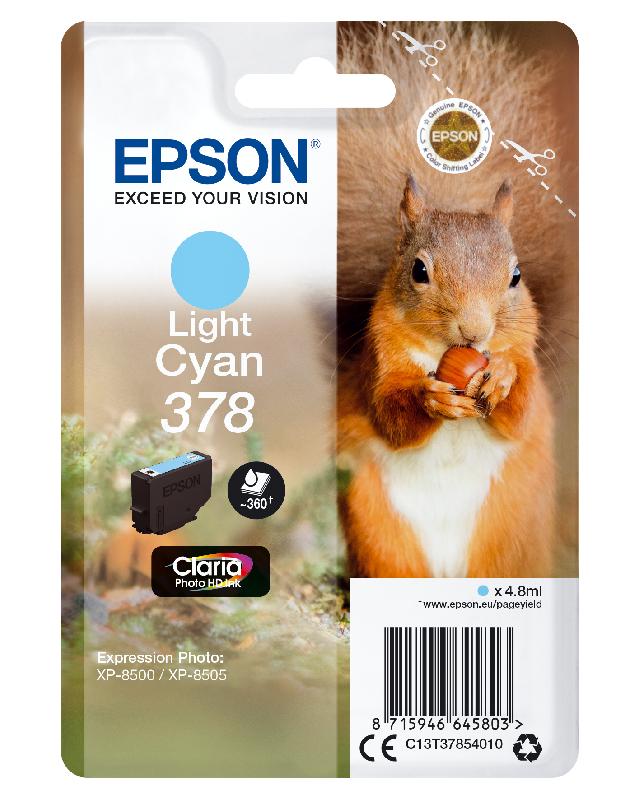Epson Singlepack Light Cyan 378 Claria Photo HD Ink_0