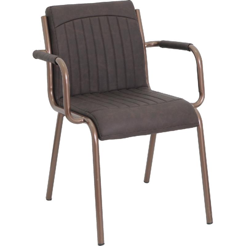 Fauteuil ALENÇON acier garni_0