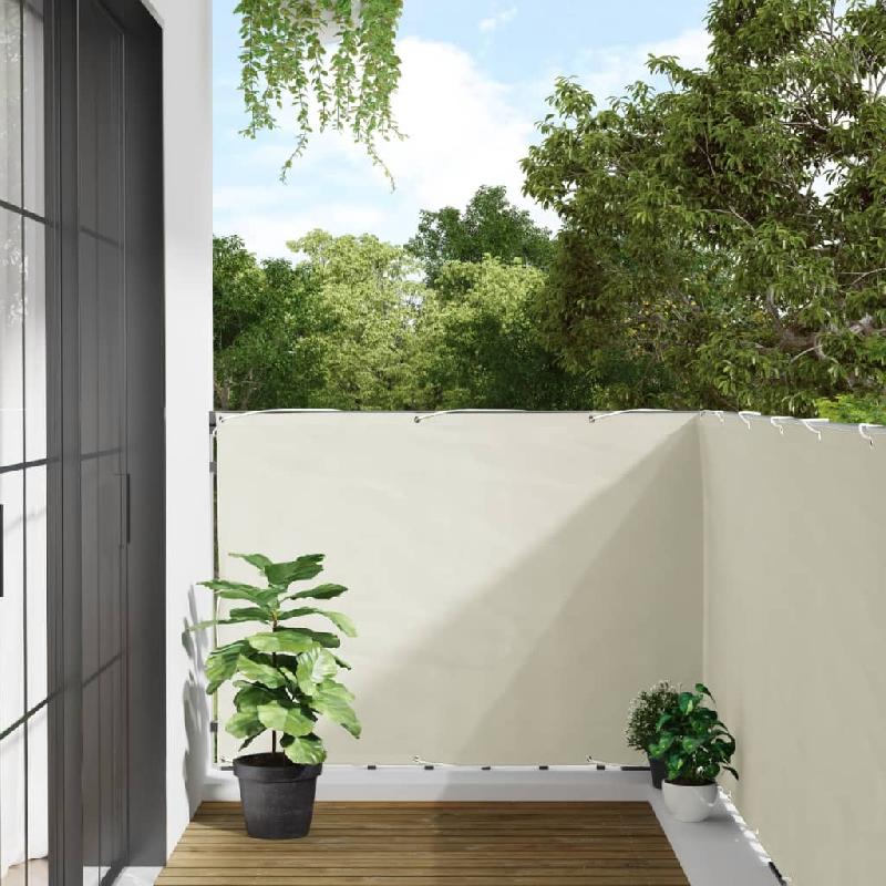 Vidaxl écran d'intimité de jardin blanc 500x120 cm pvc 4005510_0