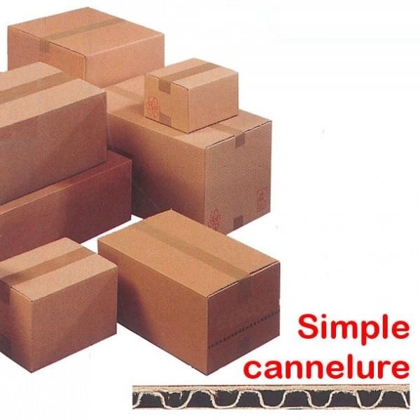 CAISSE CARTON SIMPLE CANNELURE 280 X 220 X 200 MM SIMPLE CANNELURE_0