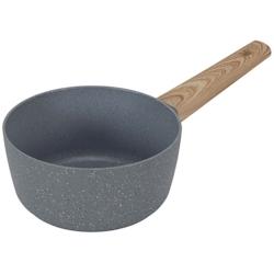 Casserole en aluminium forgé manche effet bois 20 cm Cook Concept - gris 3664944302162_0