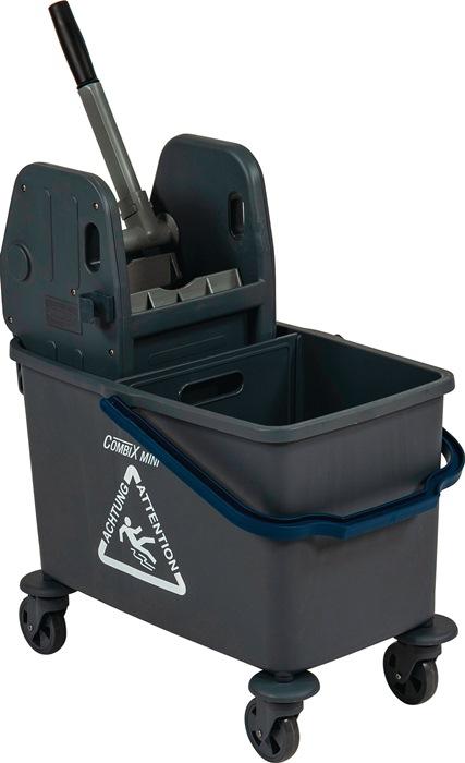 Chariot de nettoyage seau 1 x 35 l avec séparation, presse plastique SPRINTUS_0