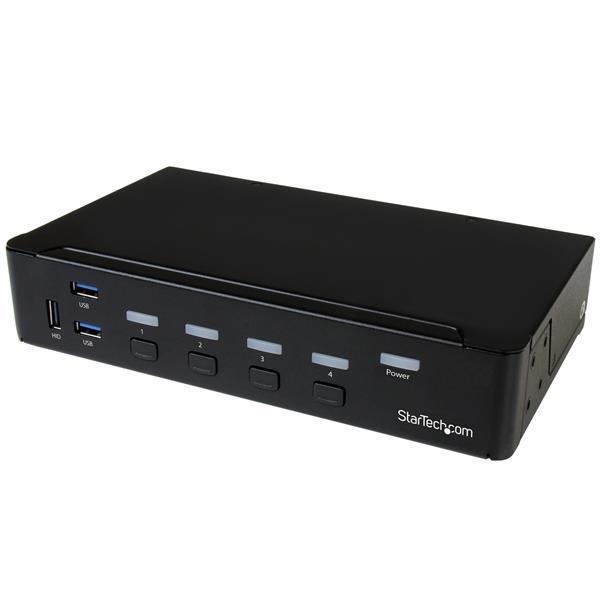 StarTech.Com Switch KVM USB HDMI à 4 ports avec hub USB 3.0 intégré - 1080p_0