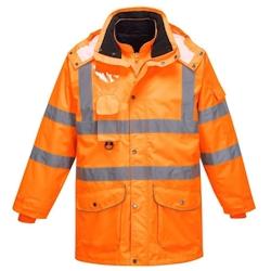 Portwest - Parka de travail 7 en 1 orange TRAFFIC HV RIS Orange Taille XL - XL orange 5036108180394_0