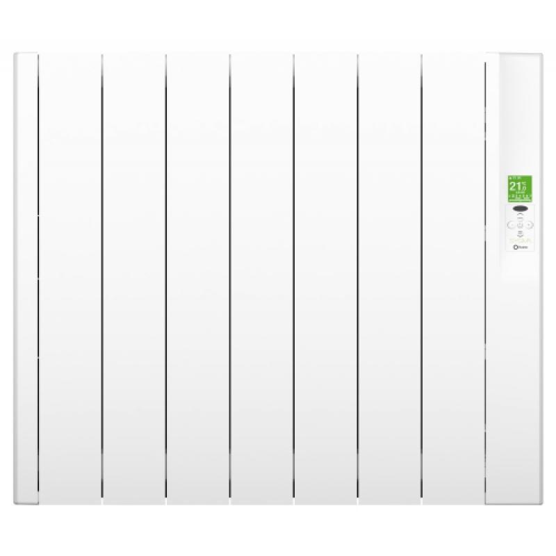 Radiateur électrique connecté horizontal à fluide caloporteur série D Wifi  blanc 750W