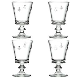 La Rochère Coffret de 4 verres à vin, ABEILLE - transparent 3232870195839_0