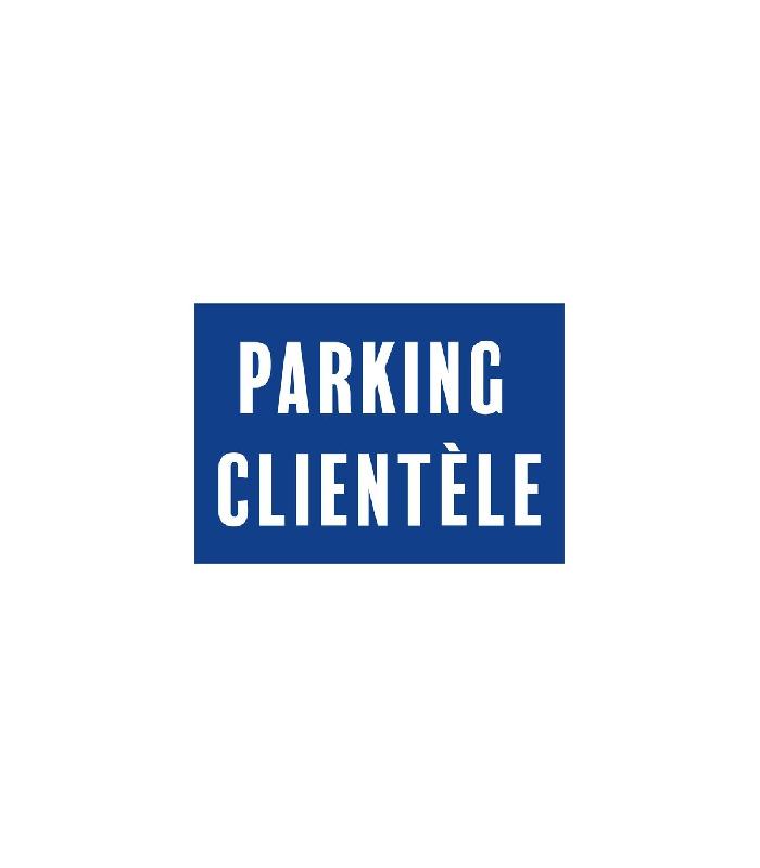 Sticker autocollant - parking clientèle - reg210-cli_0