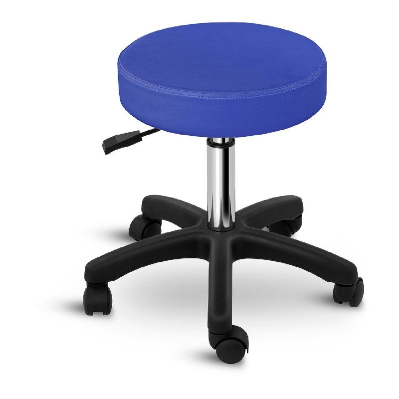 TABOURET CHAISE SIÈGE DE BUREAU À ROULETTE BLEU 14_0003754_0