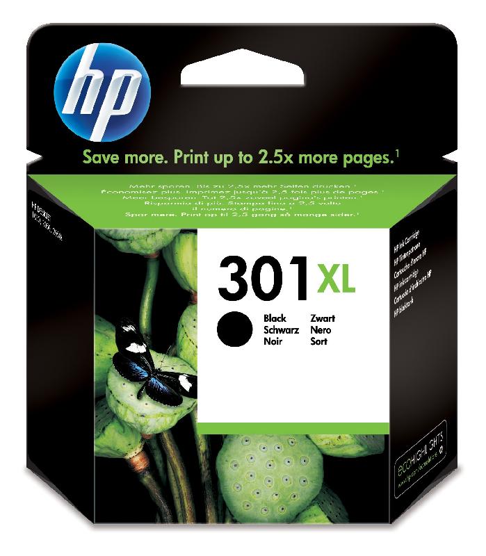 HP 301XL Black Ink Cartridge cartouche d'encre Original Noir_0