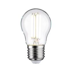 Paulmann Eco-Line Filament 230 V Sphérique LED Kit de 1  80 mm 525lm 2,5W 4000K  Clair 29213 - blanc verre 29213_0