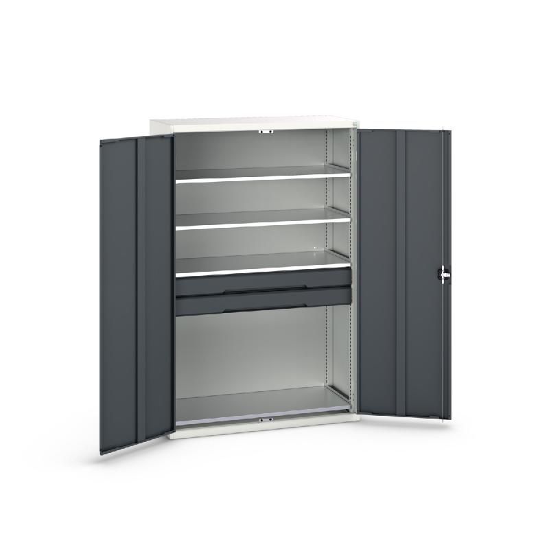 Armoire Polyvalente Verso avec 4 tablettes, 2 tiroirs_0