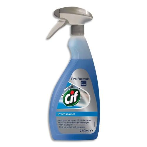 Cif professional spray 750 ml nettoyant vitres et multi-surfaces sans parfum pro formula_0