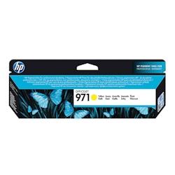 HP 971 Jaune Cartouche d'encre ORIGINALE - CN624AE - 000000170025440995_0