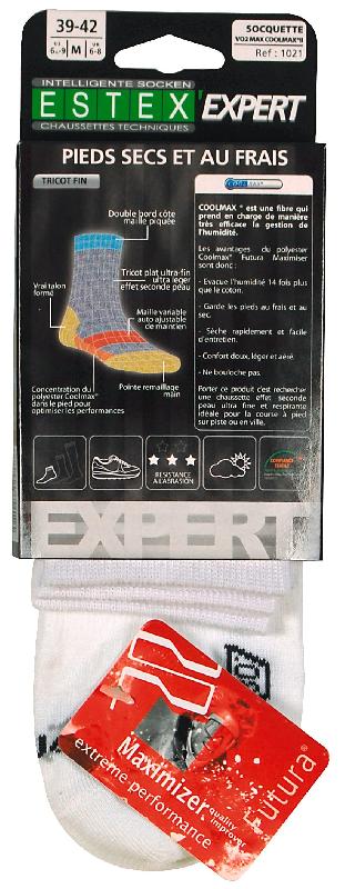 Lot de 2 paires de socquettes VO2 Coolmax -  Réf: ES1021_0