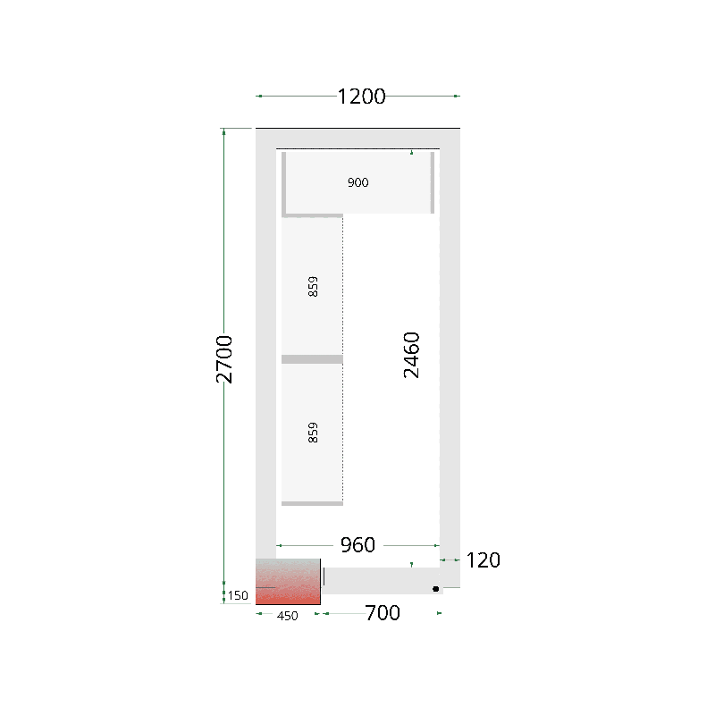 Panneaux de chambre froide 120 mm_0