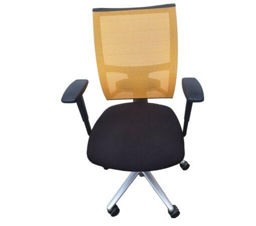 Chaise de bureau ergonomique Sitland - Team Strike d'occasion - Hauteur réglable, support lombaire et accoudoirs ajustables, dossier en maille_0