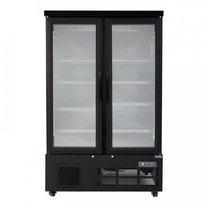 Armoire ventilée négative 744 Litres, 2 portes vitrées battantes, Noire, 1,1 KW, 220 V - MONO_0