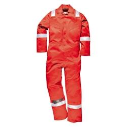 Portwest - Combinaison de travail résistante aux flammes et antistatique 350g Rouge Taille M - M rouge 5036108167364_0