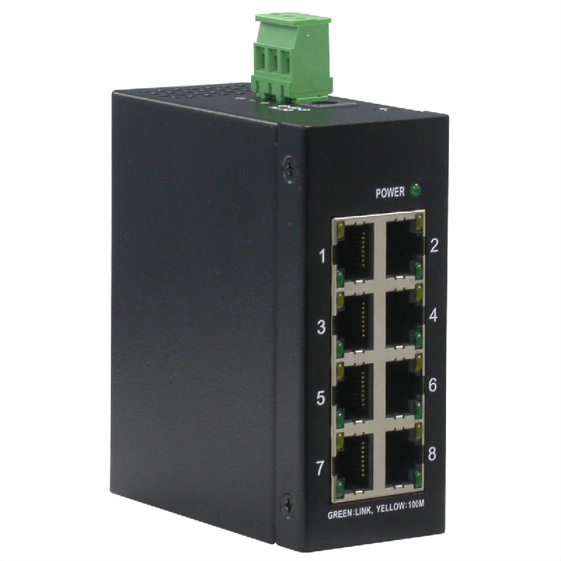 ROLINE Switch industriel 8 ports RJ-45 non administrable_0