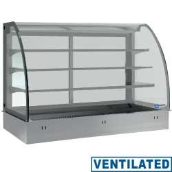 Elément top et vitrine sur 3 niveaux fermée  réfrigérés  ventilés  3x gn 1/1 (sans unité hermétique)   dpa/tvf312-s_0