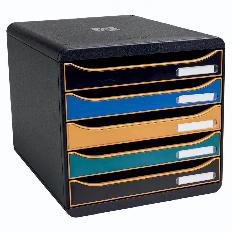 Module de rangement Big Box Plus 5 tiroirs Neo Deco, couleurs assorties_0