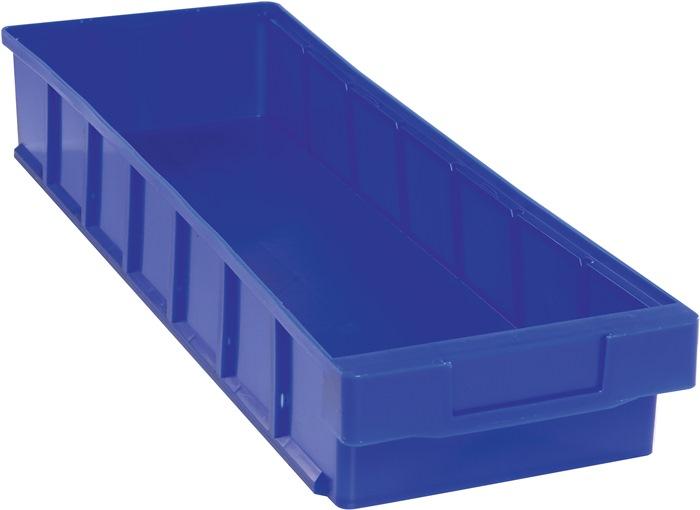 Boîte pour étagère VKB L600xl186xH83 mm bleu polypropylène LA-KA-PE_0