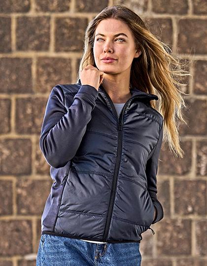 Veste hybride stretch à capuche pour femme - Tee Jays - N° de série: 9113_0