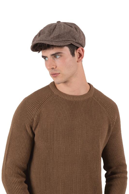 Casquette style newsboy  -  Réf: KP614_0