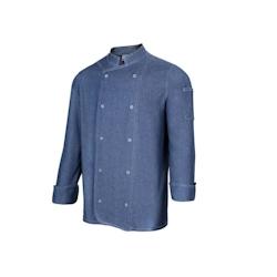 Veste de cuisine en denim VELILLA denim T.3XL Velilla - XXXL bleu polyester 8434455377172_0