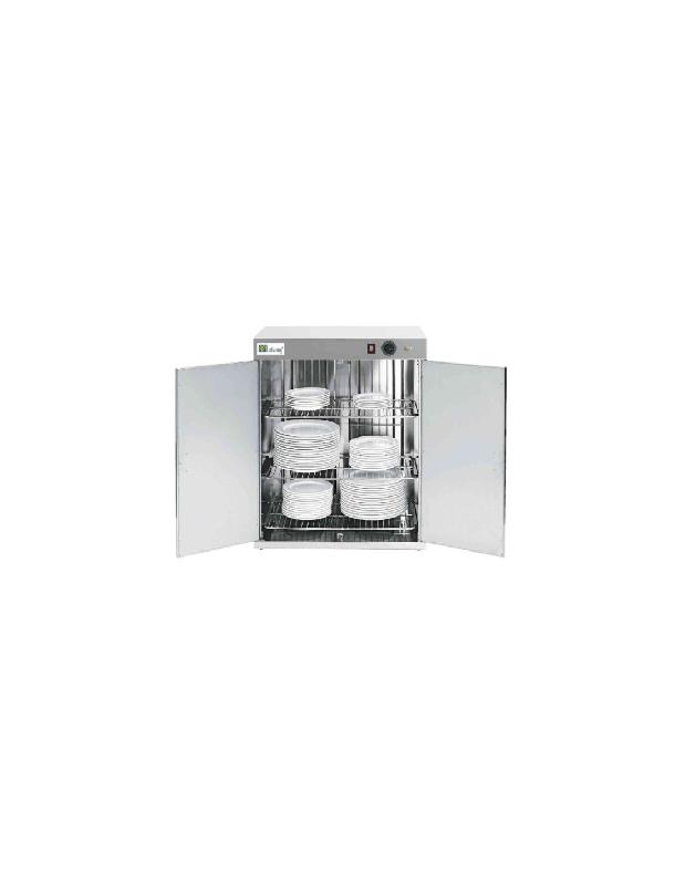 Chauffe-assiettes électrique CA120 tout inox pour assiettes de diamètre max 320 mm_0