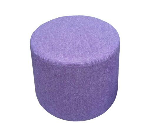 Pouf Sully d'occasion - Orangebox - 4 unités - Rond avec roulettes - Vert et Violet_0