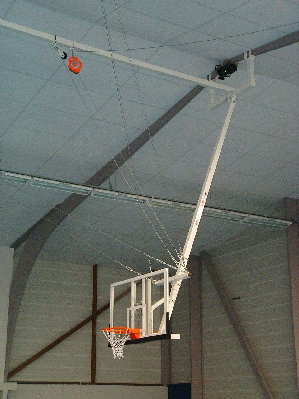 But de Basket Relevable en Charpente - Treuil Électrique - Ref : 73929P_0