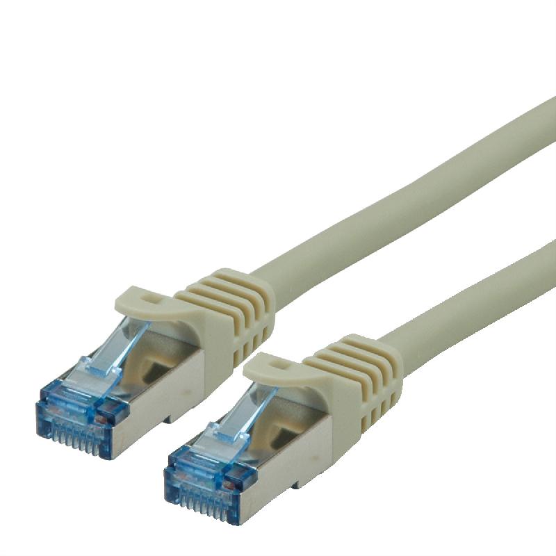 Cordon ROLINE S/FTP(PiMF) Cat.6A / 10 Gigabit, LSOH, Component Level, gris, 20 m_0