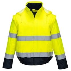 Portwest - Blouson de travail 2 en 1 doublé polaire HV Jaune Taille 3XL - XXXL jaune 5036108317943_0