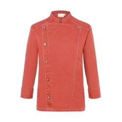 KARLOWSKY Veste de cuisine homme, jean, manches longues , vintage red , 50 - 50 rouge 4040857042415_0