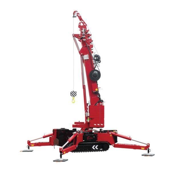 Mini-grue araignée C10e - puissante, robuste et compacte - Hoeflon - 4000 kg_0