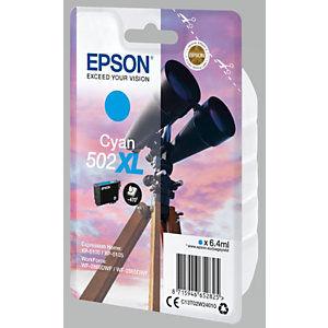 Epson 502 XL 'Jumelles' Cartouche d'encre originale grande capacité (C13T02W24010) - Cyan_0