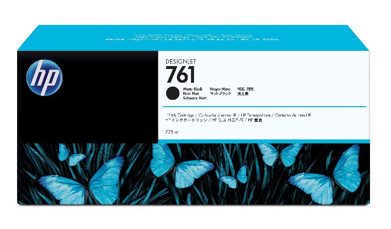 HP 761 cartouche d'encre DesignJet noir mat, 775 ml_0